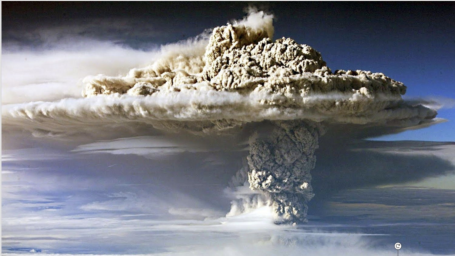 volcanic eruption